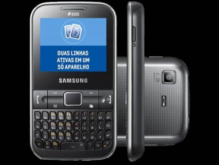 Celular Samsung Ch@t 322 Dual-Sim (R$ 289,00)